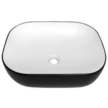 Artis O'96 500mm Rectangular Ceramic Above Counter Basin